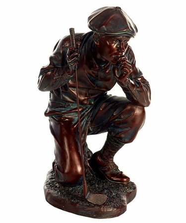 Contemplative Golfer Statue - Click to enlarge
