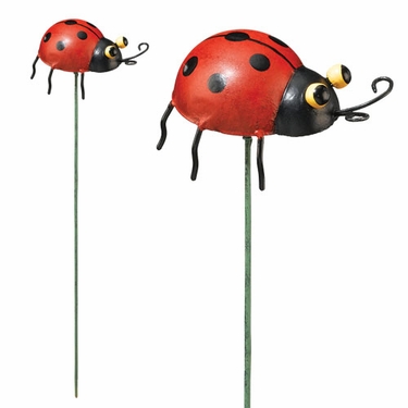 Ladybug Garden Stakes (Set of 6) - Click to enlarge