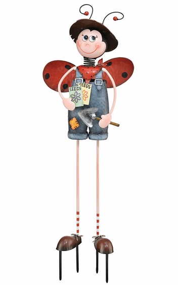 Ladybug Man Garden Decor - Click to enlarge