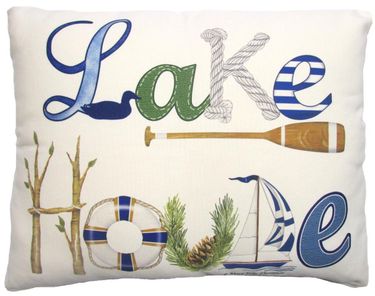 Lake House Outdoor Pillow - Click to enlarge