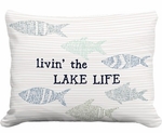 Lake Life Livin' Outdoor Pillow