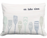 Lake Time Paddles Outdoor Pillow
