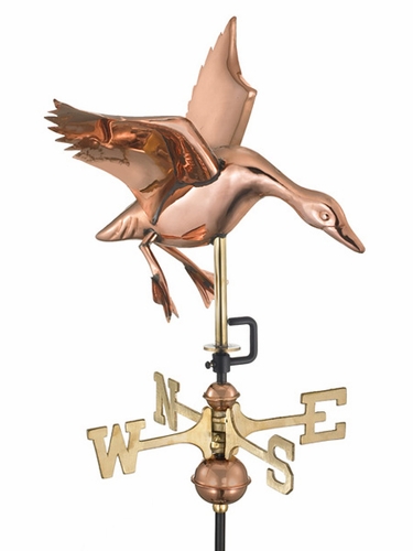Landing Duck Weathervane - Click to enlarge