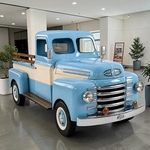 Large Iron Blue "HOUSTON" Truck w/LED Headlights