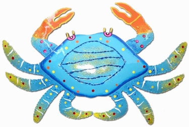 Large Blue Spotted Crab - Click to enlarge