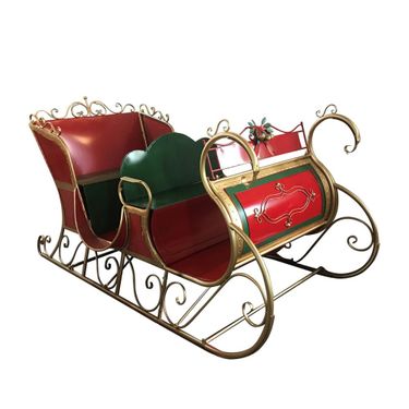 9ft. Glorious Large Christmas Sleigh - Click to enlarge