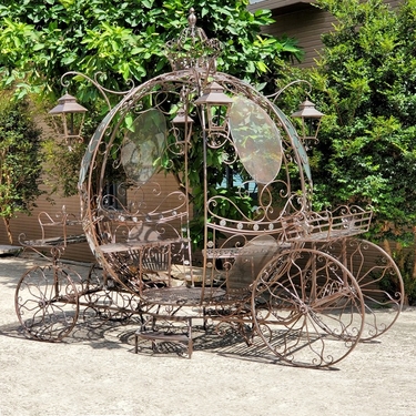 Large Cinderella Carriage Stand - Antique Bronze - Click to enlarge