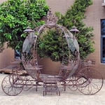 Large Cinderella Carriage - Antique Bronze Large Cinderella Carriage - Antique Bronze
