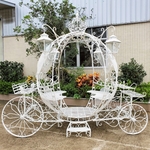 Large Cinderella Carriage - Antique White Large Cinderella Carriage - Antique White