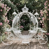 Large Cinderella Carriage - Antique White