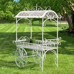 Large Iron Flower Carts