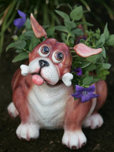 Large Dog Phatzo Planter - Click to enlarge