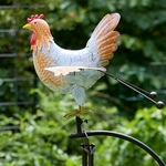 Large Farmhouse Hen Rocker Stake Large Farmhouse Hen Rocker Stake