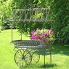 Large Flower Cart "Paris 1968" - Bronze