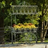 Large Flower Cart "Paris 1968" - Verdi Green