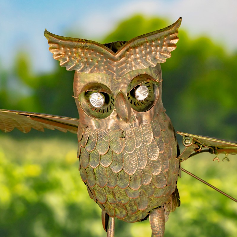 Large Flying Owl w/Moving Wings & Solar Eyes only $579.99 at
