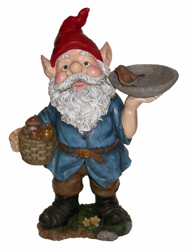 Large Gnome Bird Feeder - Click to enlarge