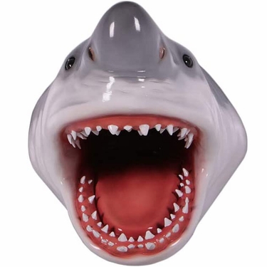 Large Great White Shark Head Wall Mount - Click to enlarge