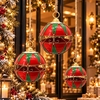 Large Hanging Christmas Ornaments (Set of 3) - Red & Green