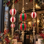 Large Hanging Metal Christmas Icicle Ornaments (Set of 3) Large Hanging Metal Christmas Icicle Ornaments (Set of 3)