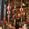 Large Hanging Metal Christmas Icicle Ornaments (Set of 3)