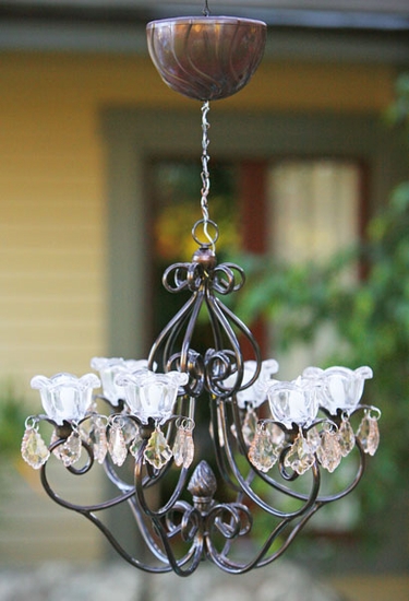 Large Hannah Series Chandelier - Bronze - Click to enlarge
