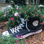High Top Sneaker Planter - Black