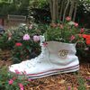 High Top Sneaker Planter - White