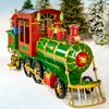 Classic 12.5 Foot Iron Christmas Train