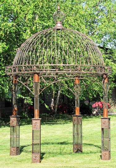 Large Iron Garden Gazebo 