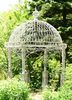 Large Iron Garden Gazebo "Valiko" - Antique White