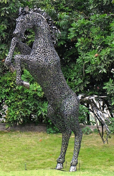 Large Jumping Stallion Horse Decor - Click to enlarge
