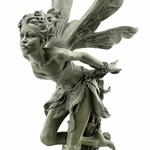 Large Kissing Fairy - Green
