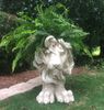 Large Lion Planter - Antique Finish