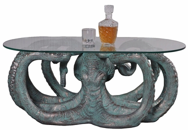 Large Octopus Coffee Table - Verde Bronze - Click to enlarge