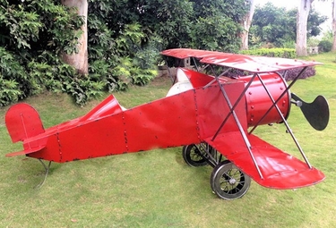 Large Red Plane Decor - Click to enlarge