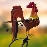 Large Rooster Rocker Stake Large Rooster Rocker Stake