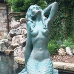 Large Sexy Mermaid - Bronze Patina