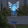 Large Solar Angel Wind Chime - Blue