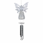 Large Solar Angel Wind Chime - Clear Large Solar Angel Wind Chime - Clear