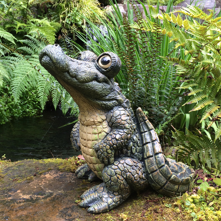 ロッド ALLIGATOR STANDING LIMITED 150-170 Large Standing Gator Statue only $124.95 at Garden Fun