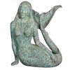 Large Sultry Mermaid Statue - Shipwreck Finish
