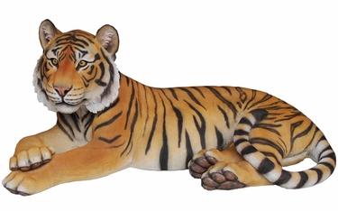 Large Tiger Laying Down Statue 