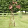 Large Windmill w/Rooster Bird