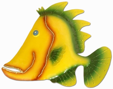 Large Yellow Fin Wall Art - Click to enlarge