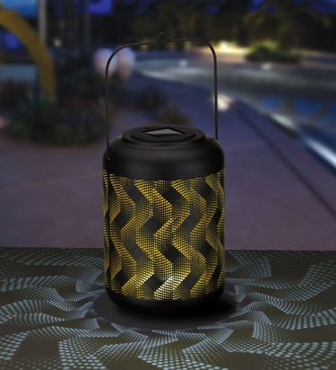 Large Zig Zag Shadow Lantern (Set of 2) - Click to enlarge