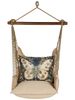 Latte Solid Butterfly Sapphire Bloom Hammock Chair Swing Set