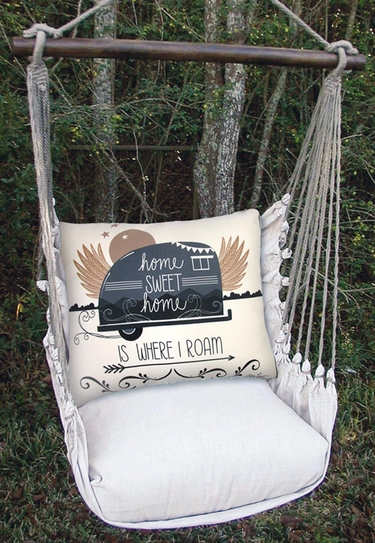 Latte Where I Roam Hammock Chair Swing Set - Click to enlarge