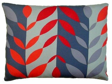 Lava Leaves  Outdoor Pillow - Click to enlarge