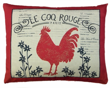 Le Coq Rouge Outdoor Pillow - Click to enlarge